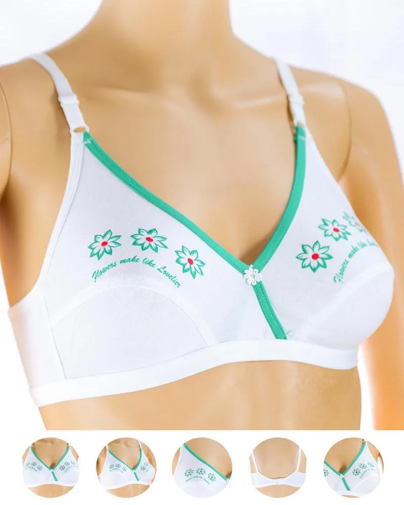 Pack of 3 Madam Bra - Tatto - Non Padded Bra - Non Wired Bra
