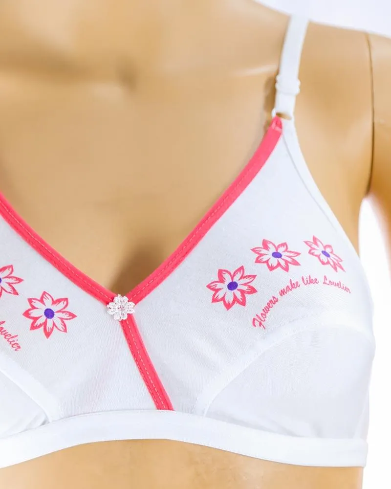 Pack of 3 Madam Bra - Tatto - Non Padded Bra - Non Wired Bra