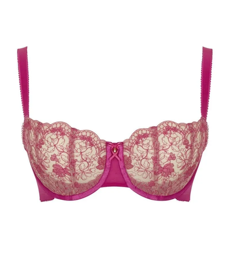 Panache Daphne Underwired Balconette Bra - Orchid