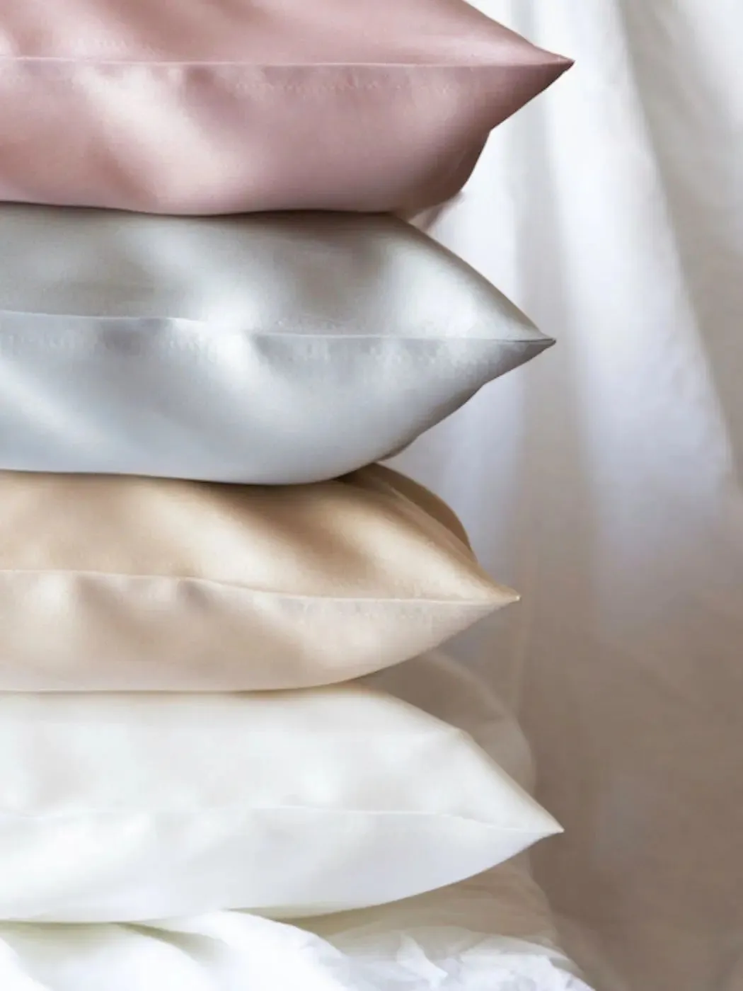 Pearl White Silk Sleep Set