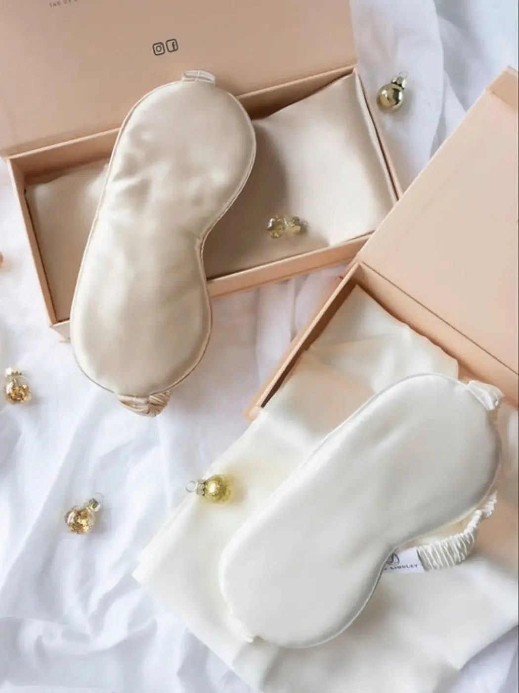 Pearl White Silk Sleep Set