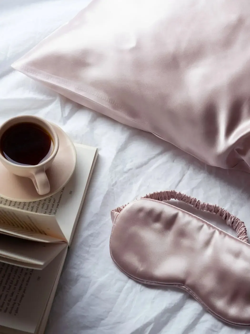 Pearl White Silk Sleep Set