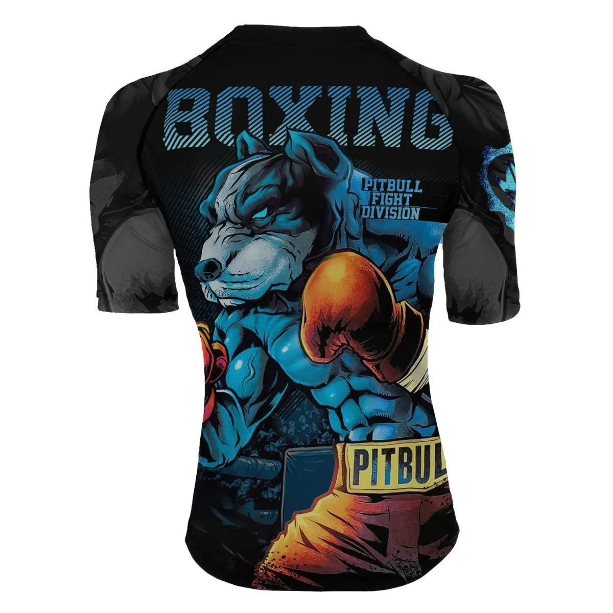 Pitbull Boxing Women's Short Sleeve Rash Guard