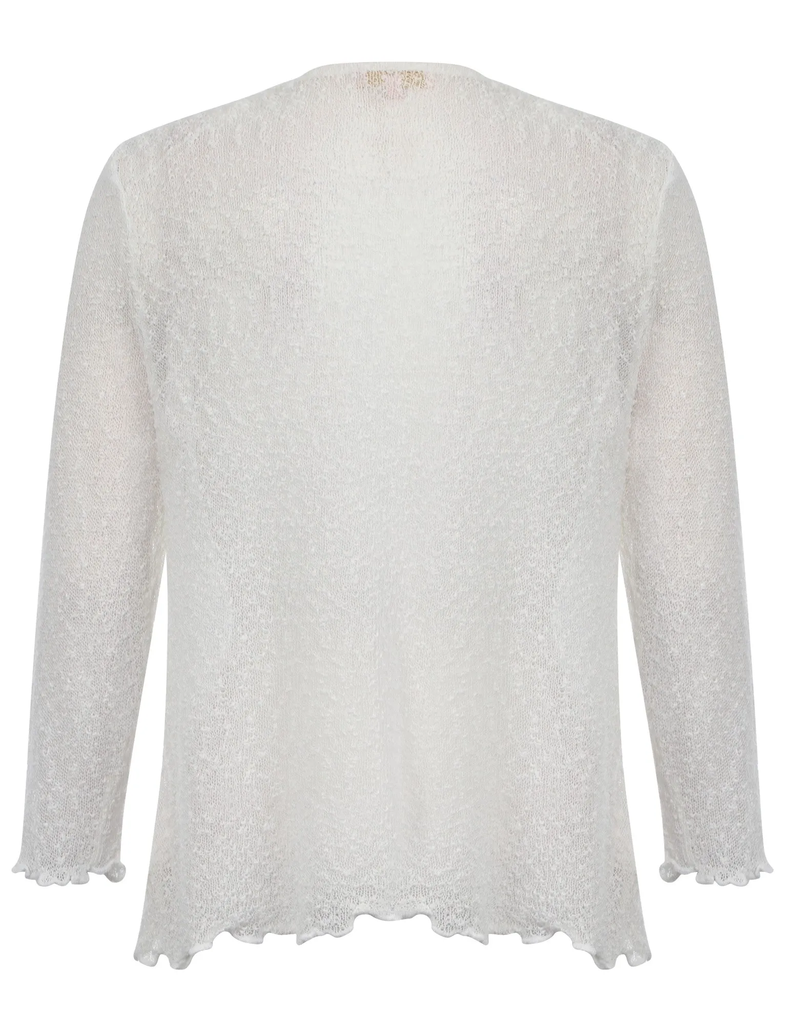 Plum Tree Chickweed white cardigan