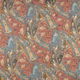 Printed Dobby Jacquard Chiffon - TANIA - 009 - Turquoise