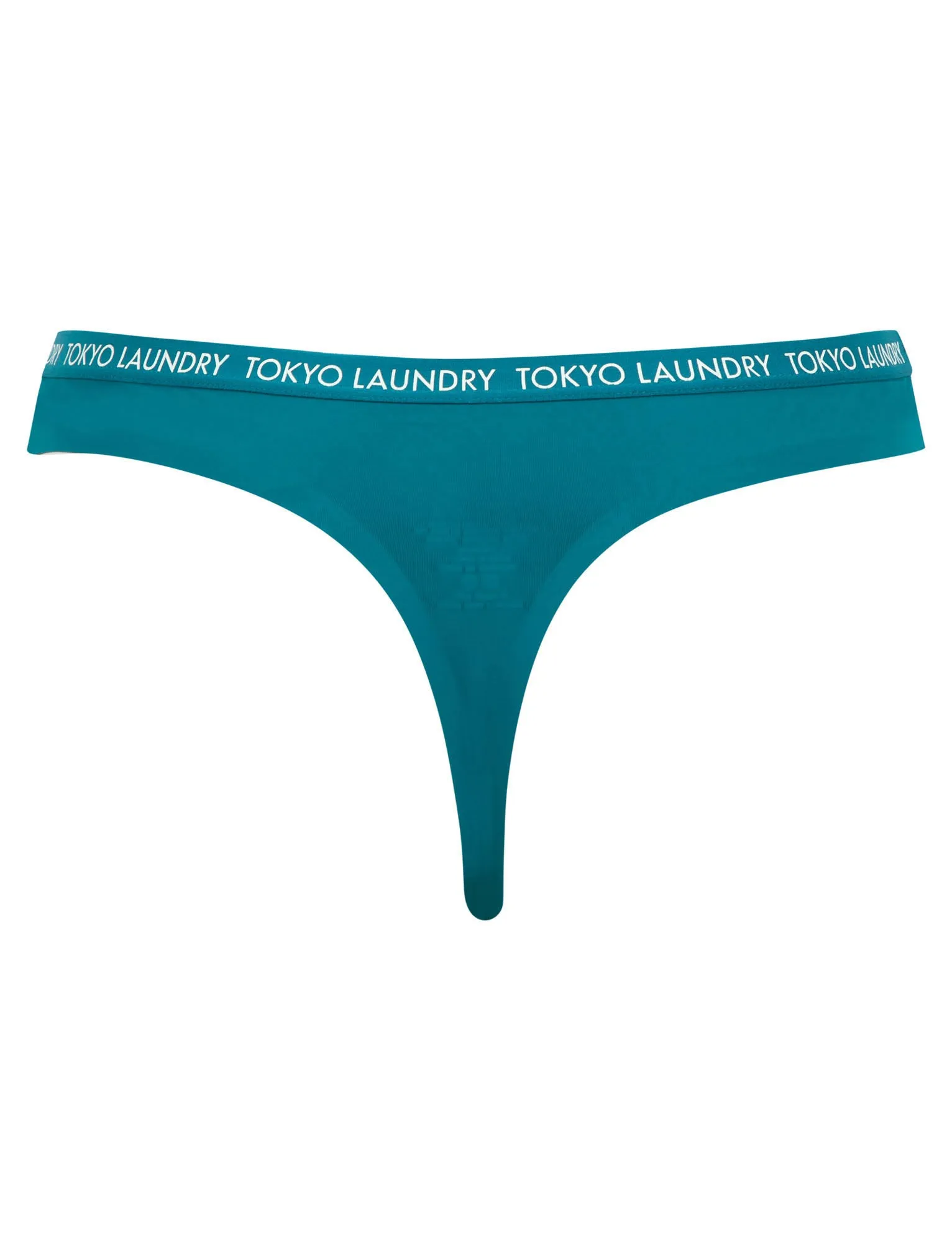 Rambeau (3 Pack) No VPL Seam Free Assorted Thongs in Cloud Pink / Corsair / Jet Black - Tokyo Laundry