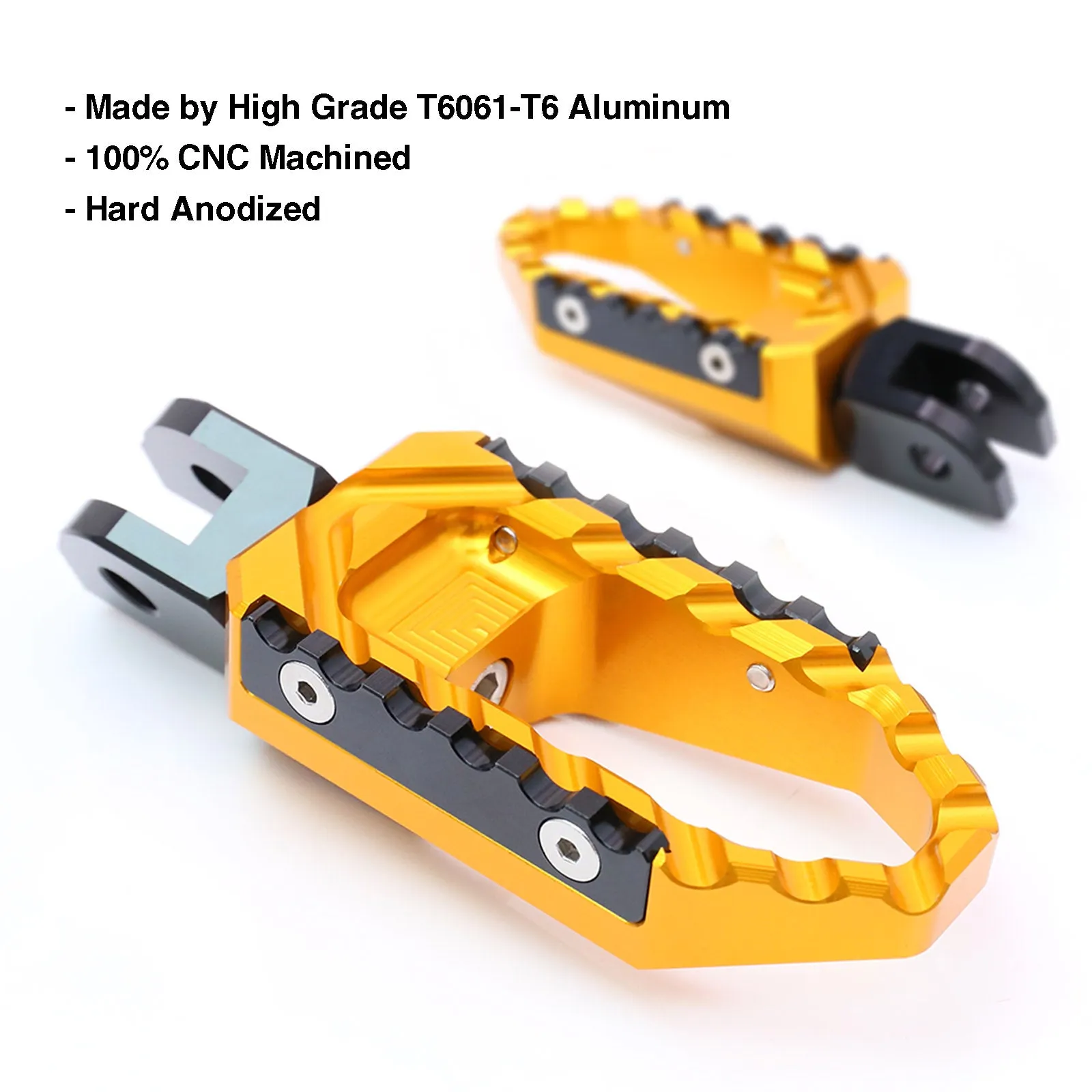 {Rear}  Fits Triumph America Daytona 675 TRC Touring Wide Foot Pegs