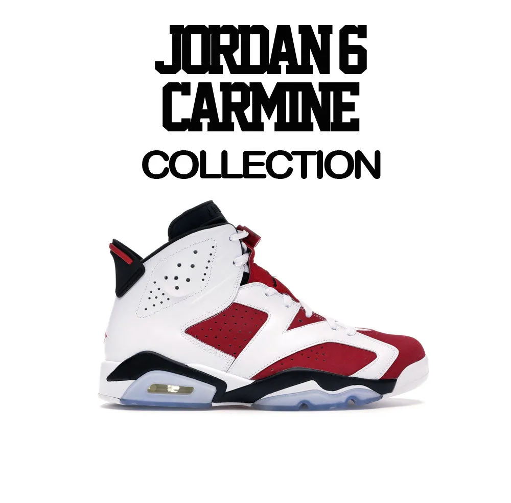 Retro 6 Carmine Broken Hearts Shirt