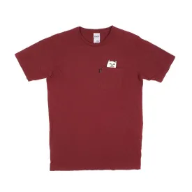 Rip N Dip Lord Nermal Pocket Tee - Maroon