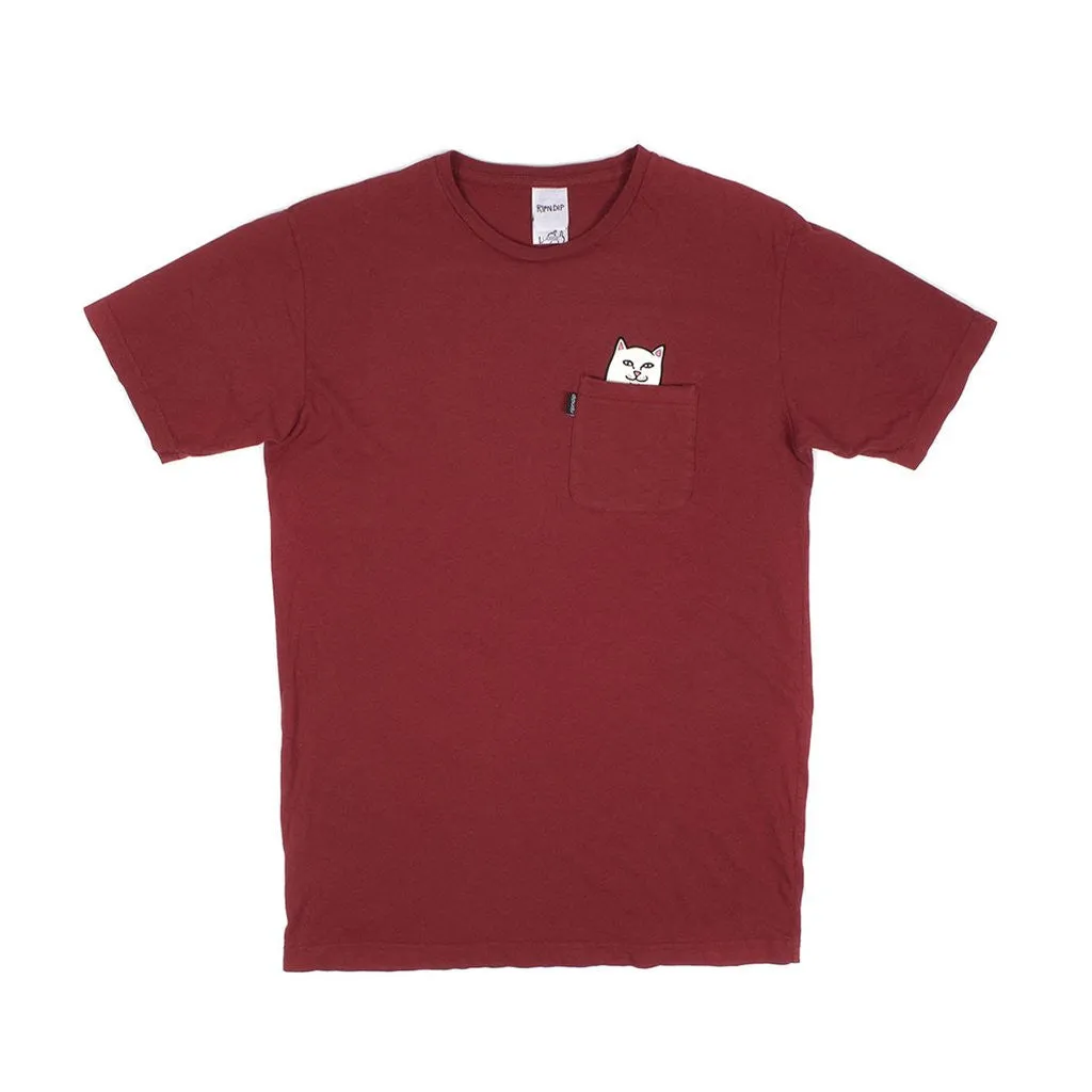 Rip N Dip Lord Nermal Pocket Tee - Maroon