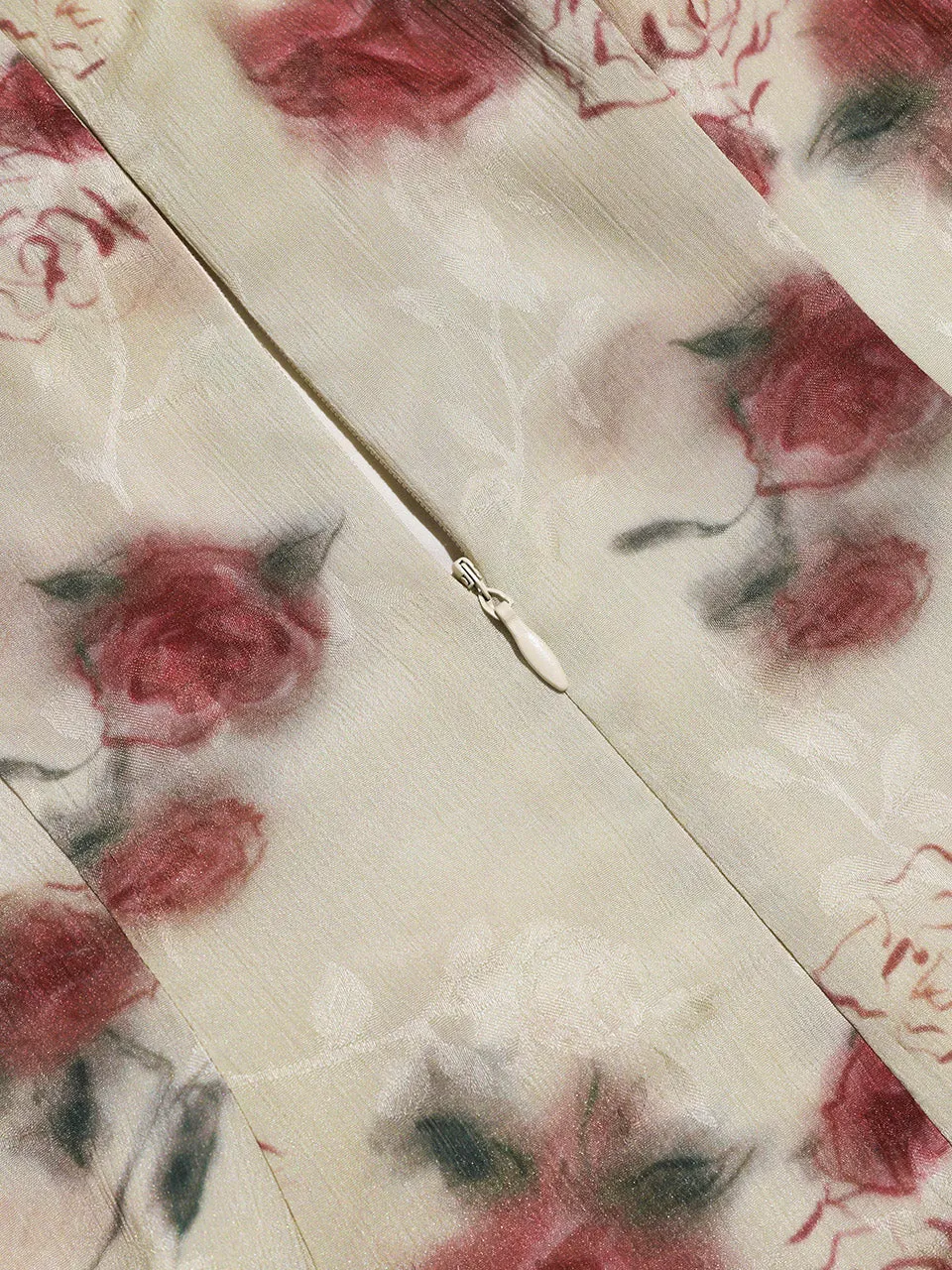 Rosa Heart Neck Long Dress