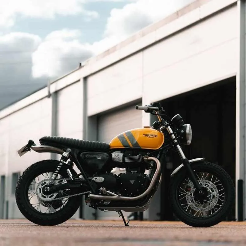 Selle mince à profil bas THE VIPER-Mk.II (Triumph 2016>) | Motone Customs