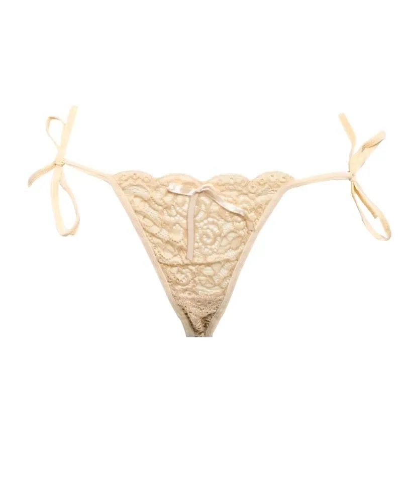 Sexy Flower Net Panty 1513 - Skin Bikini Type Underwear