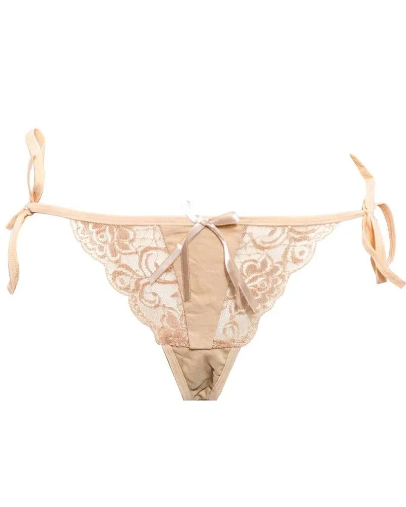 Sexy Net Lace Panty 6806 - Skin Bikini Type Underwear