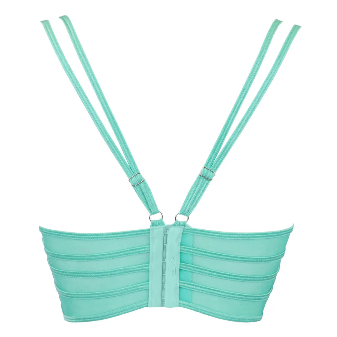 Sexy Transparent Longline Plunge Bra - Axami Belize Beauty | Lavinia Lingerie