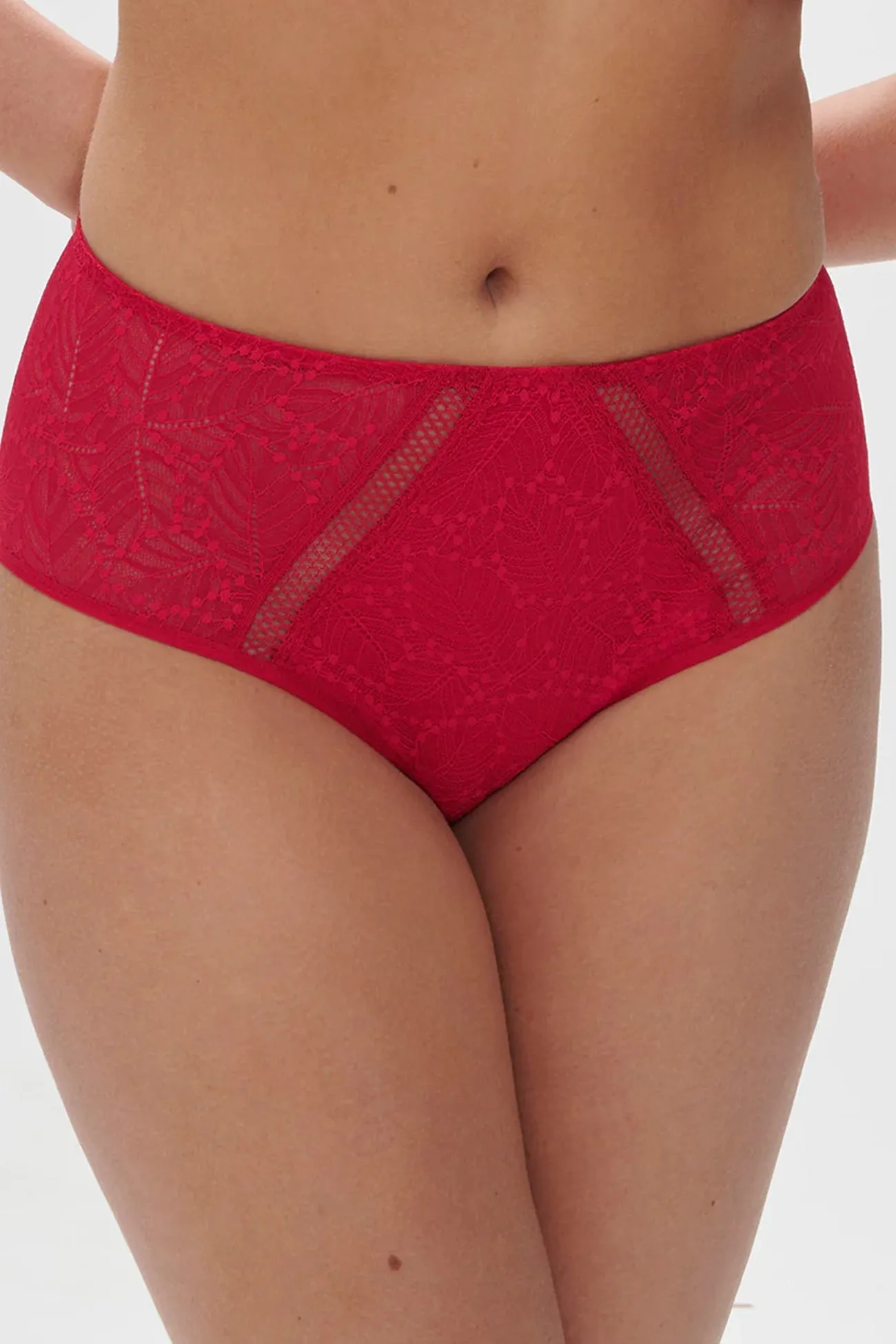 Simone Perele Comete Retro Brief - Ruby Pink