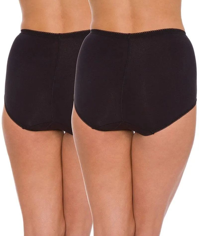 Sloggi Maxi Brief 2 Pack - Black