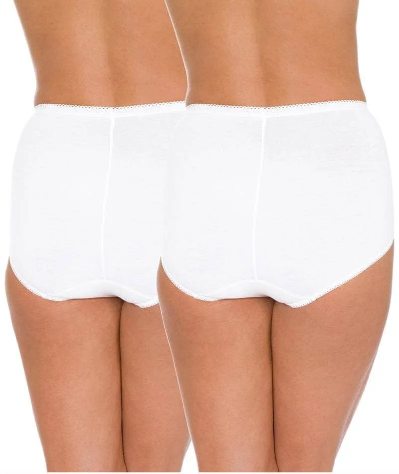 Sloggi Maxi Brief 2 Pack - White
