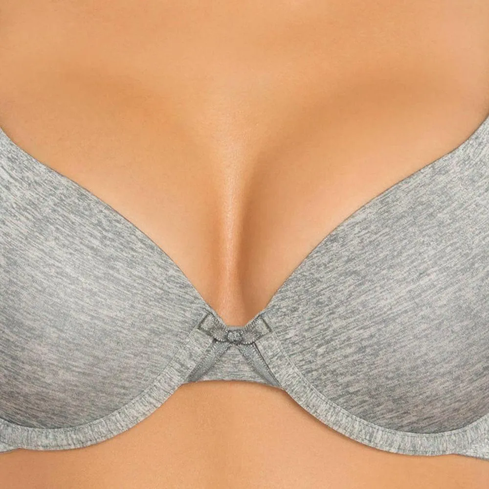 Soft Padded Underwired Pushup T-Shirt Bra - Secret Treasures