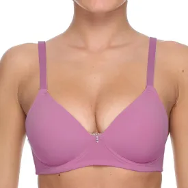Stylish Foam Bra 8803 Magenta - Single Padded,Under Wired Bra - By Runfeng