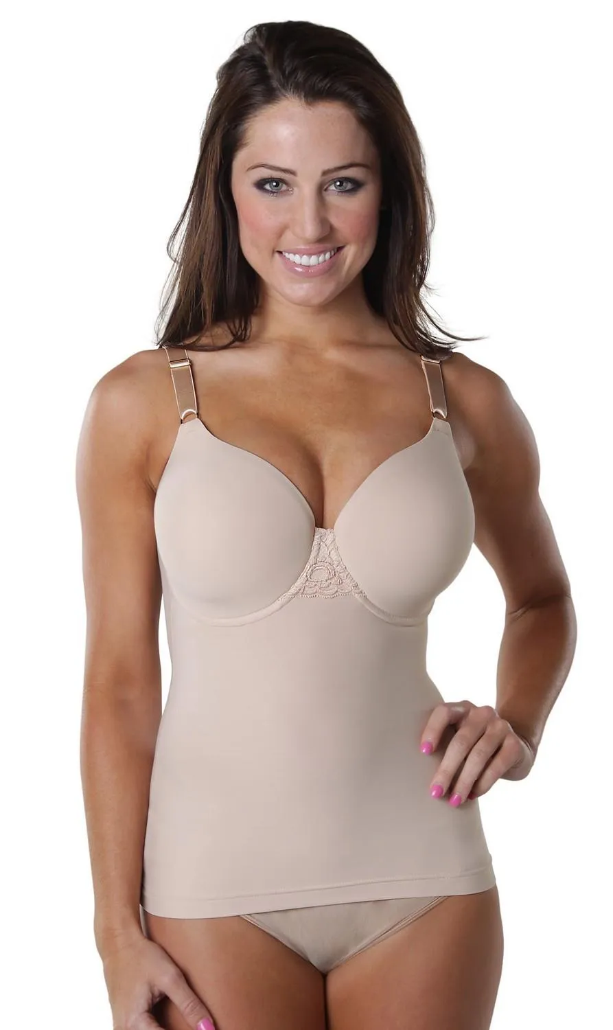 Tankee Long Underwire Moulded Foam Cups