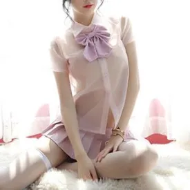 Transparent Sexy School Uniform SD01100