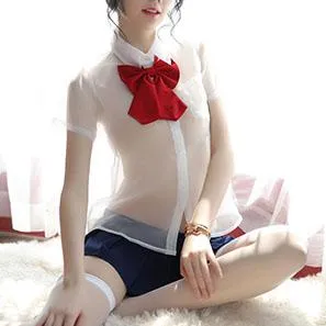 Transparent Sexy School Uniform SD01100