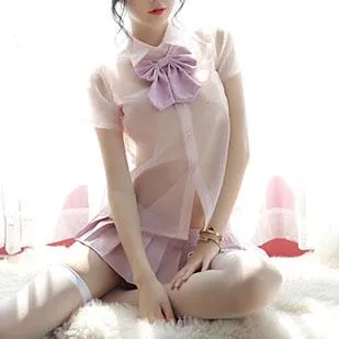 Transparent Sexy School Uniform SD01100