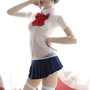 Transparent Sexy School Uniform SD01100