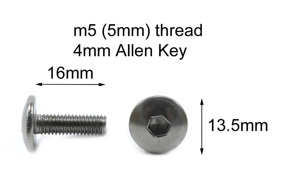 Triumph Daytona 675 675R Stainless Fairing & Screen Bolts Clip Kit 2013-2016