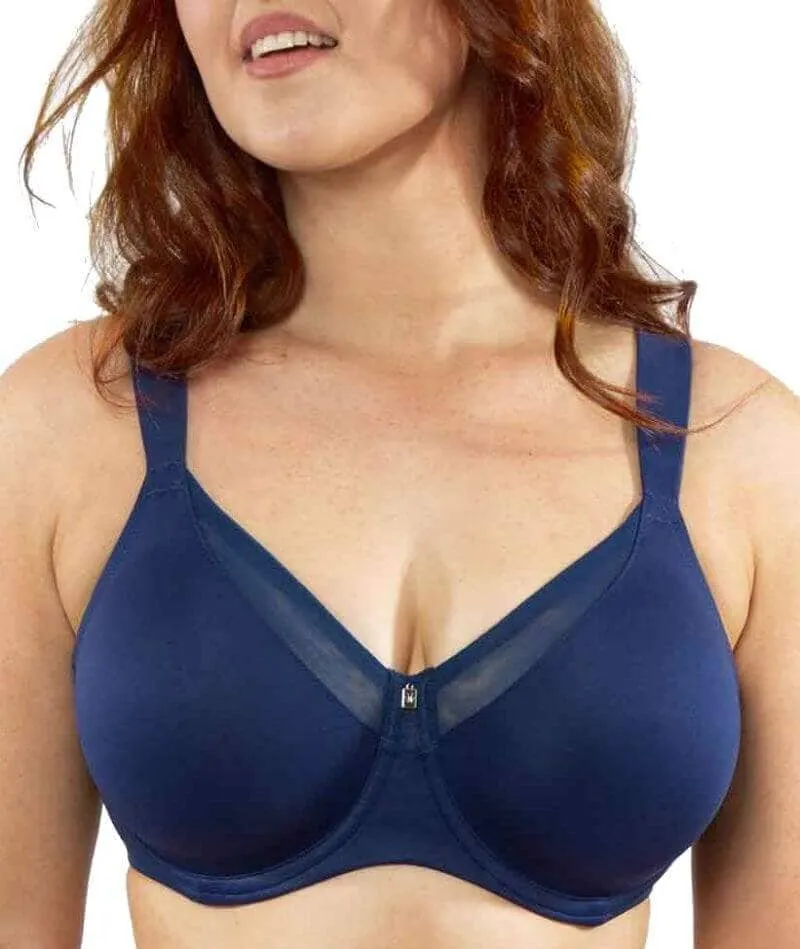 Triumph True Shape Sensation Minimiser Underwire Bra - Deep Water