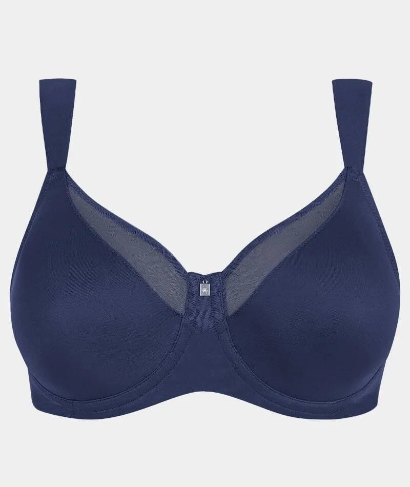 Triumph True Shape Sensation Minimiser Underwire Bra - Deep Water