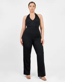 Ultra Sleek Halter Neck Shaping Jumpsuit