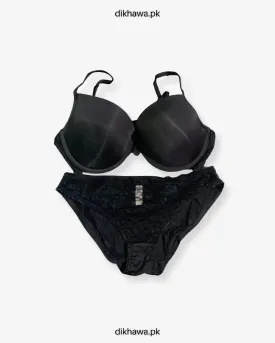 Victoria's Secret - Pushup Soft Padded Bra Panty Set - Plain Bra- 2021