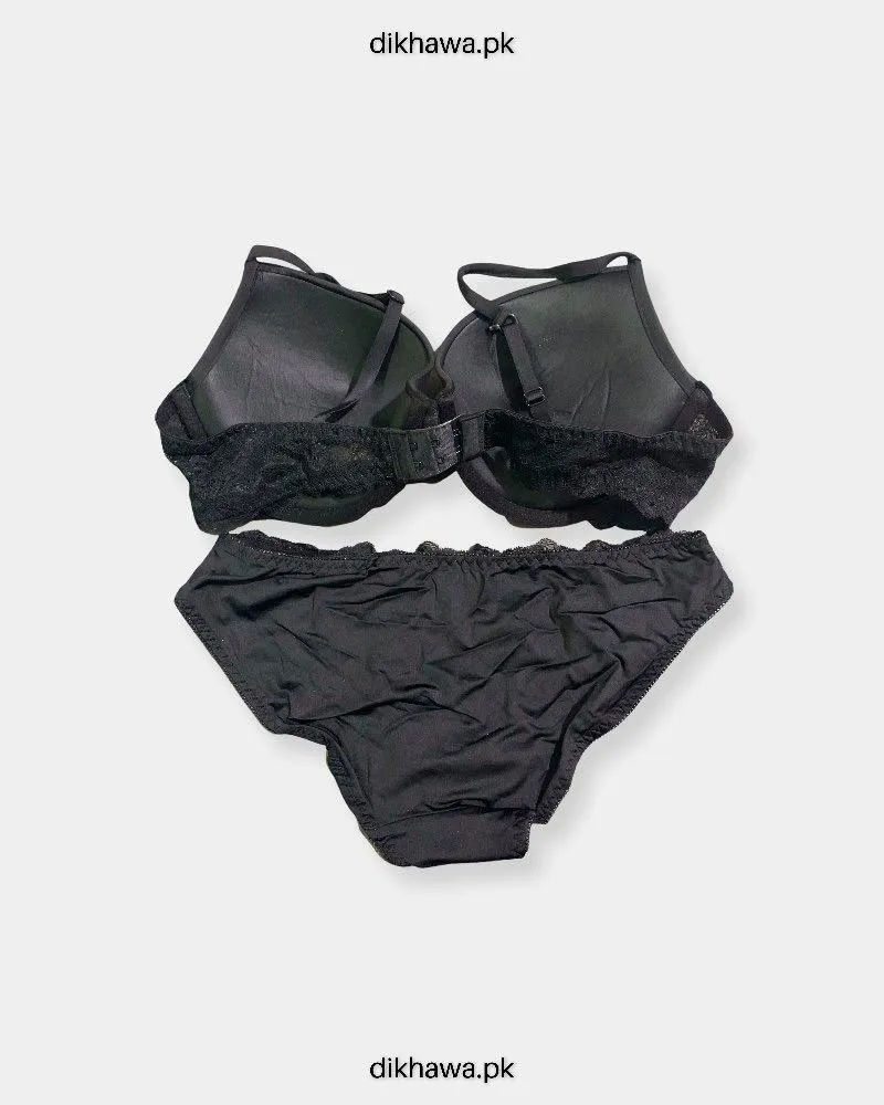 Victoria's Secret - Pushup Soft Padded Bra Panty Set - Plain Bra- 2021