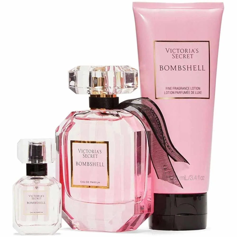 V/S BOMBSHELL WOMEN EDP 3S SET (50ML 7.5ML 100ML LOTION)