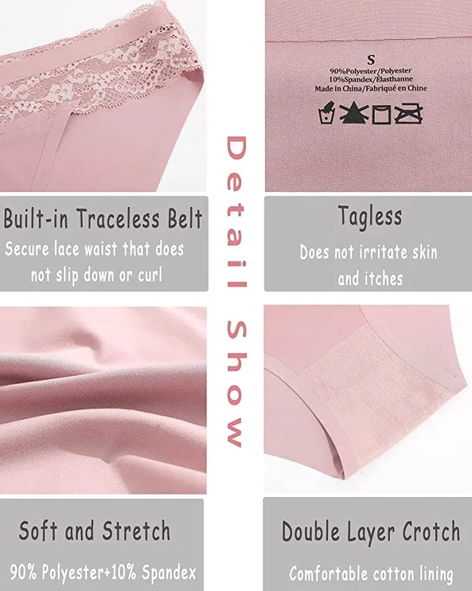 Wholesale Seamless Underwear for Women No Show Bikini Panties Lace