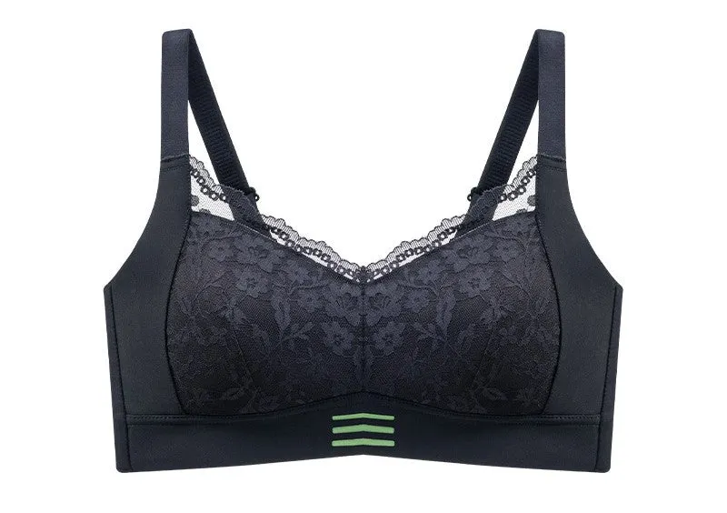 Women Large size large cup bra, auxiliary breast reduction, anti-sagging, no rims, big breasts, small push-up bra, women's comfortable fat thin style