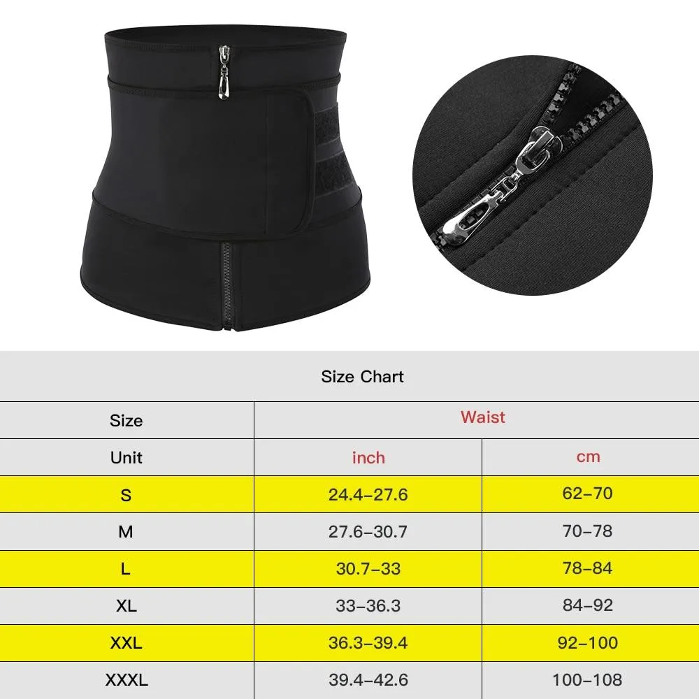 Women Plus Size Belly Control Sweat Body Shaper