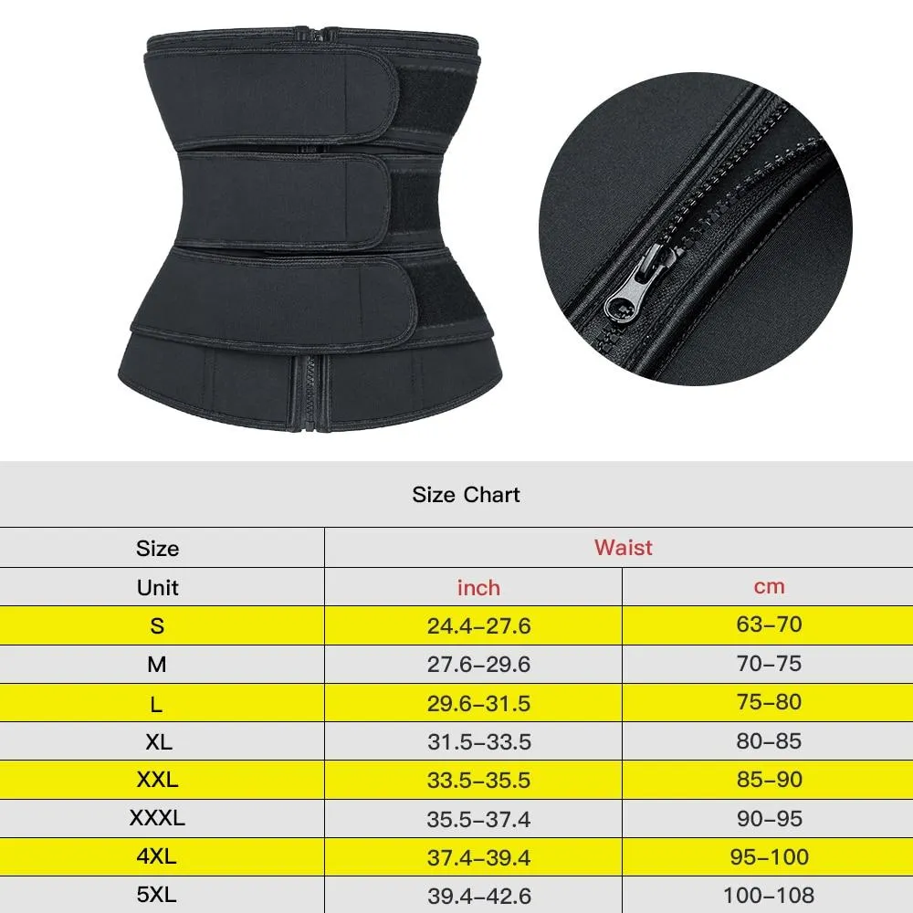 Women Plus Size Belly Control Sweat Body Shaper