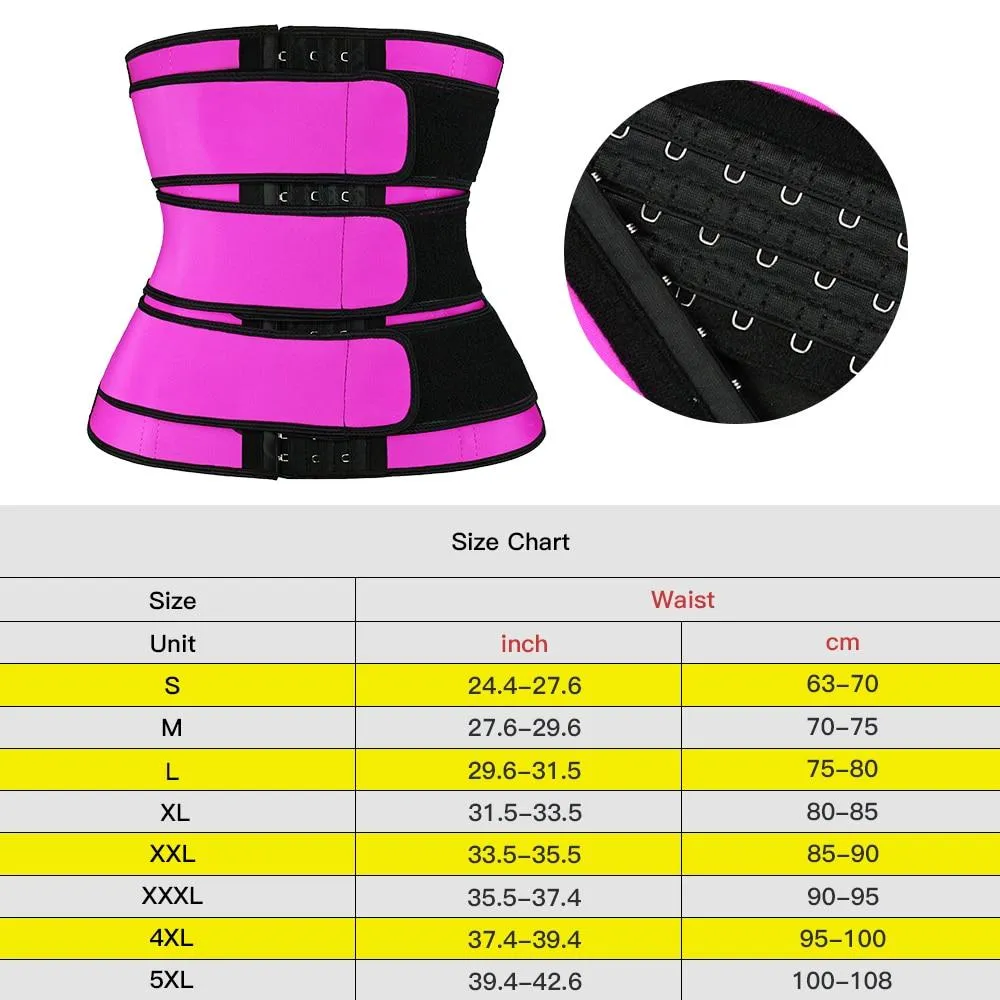 Women Plus Size Belly Control Sweat Body Shaper