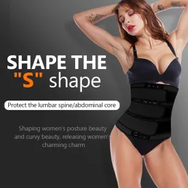 Women Plus Size Belly Control Sweat Body Shaper