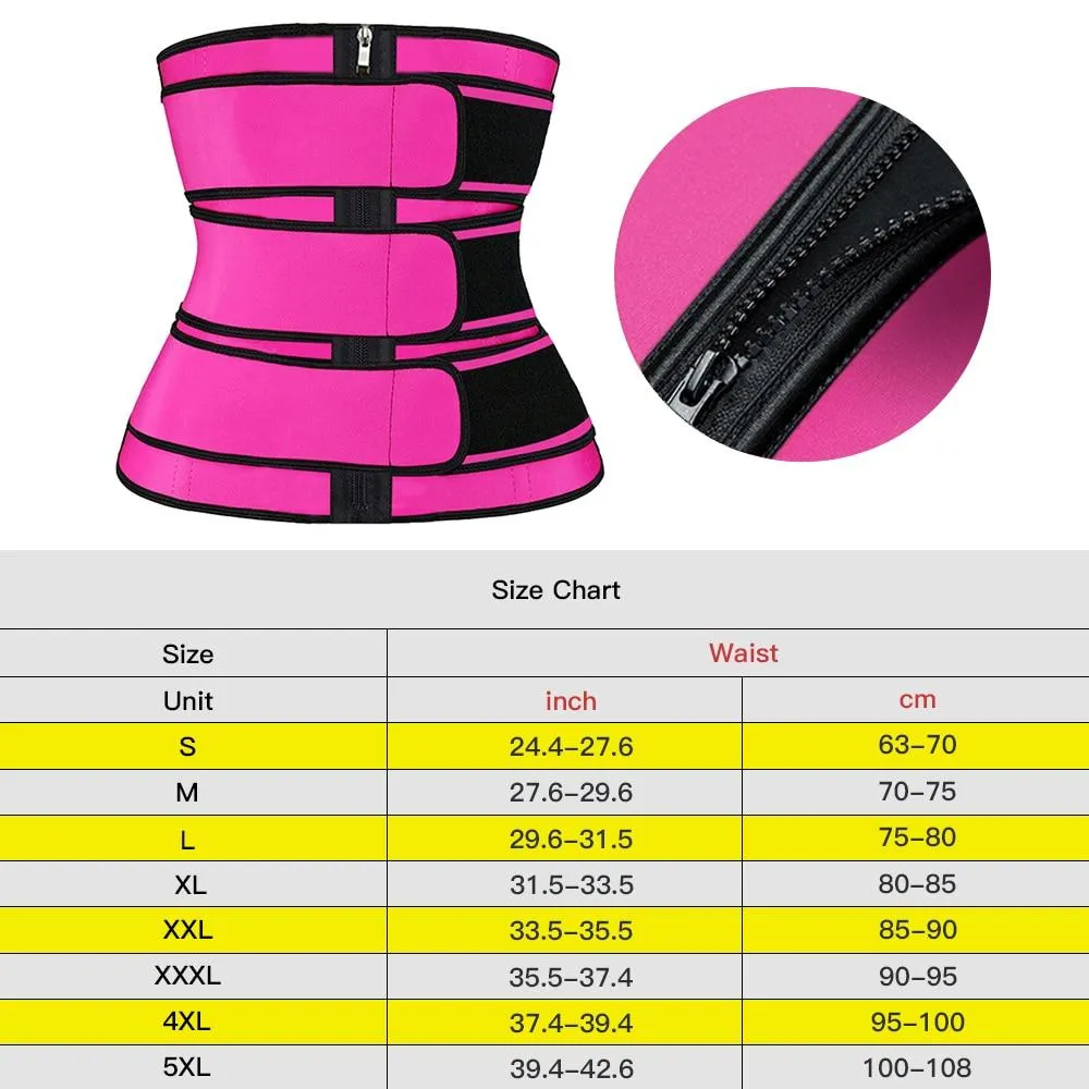 Women Plus Size Belly Control Sweat Body Shaper
