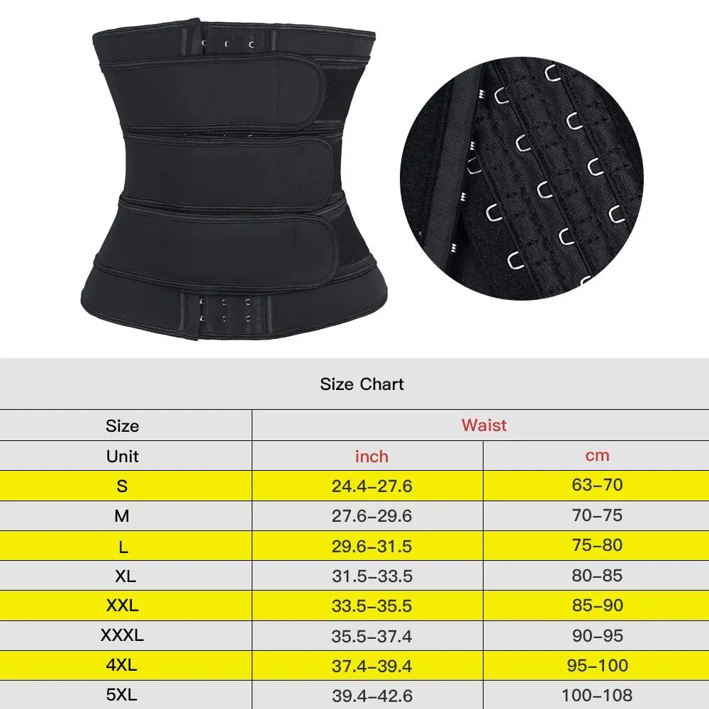 Women Plus Size Belly Control Sweat Body Shaper