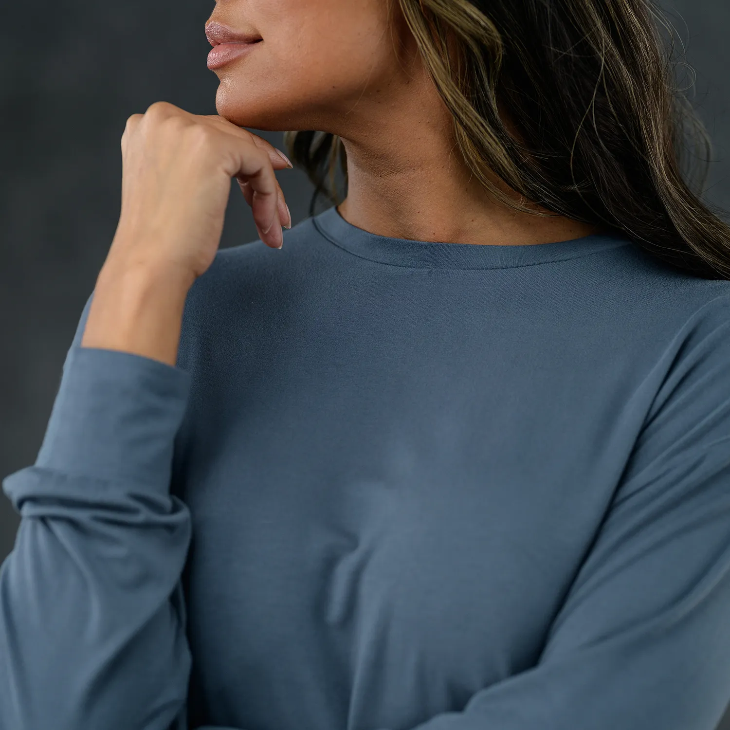 Women's Pajama Set - Short   Shirt (Dusk)