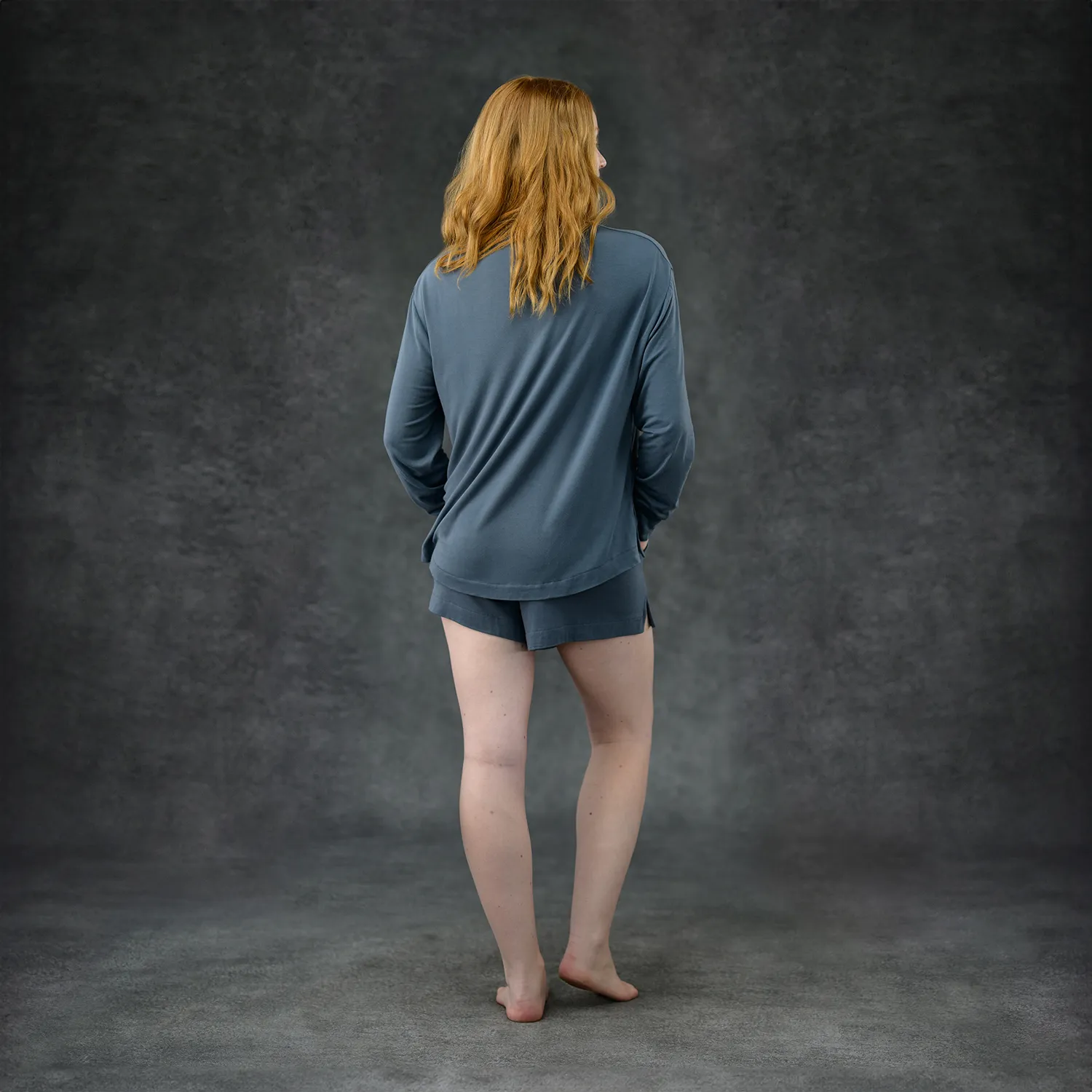 Women's Pajama Set - Short   Shirt (Dusk)