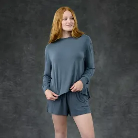 Women's Pajama Set - Short   Shirt (Dusk)