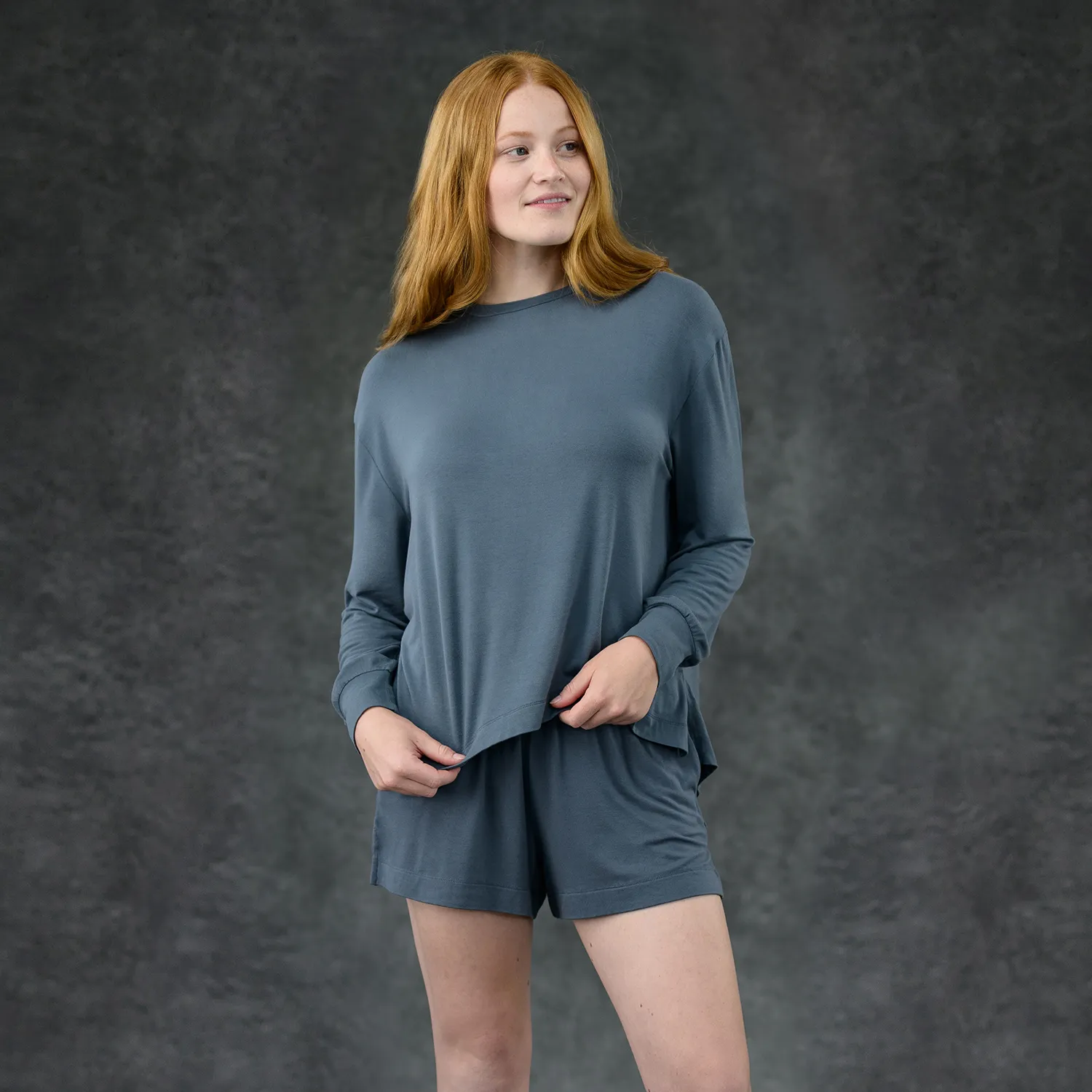 Women's Pajama Set - Short   Shirt (Dusk)