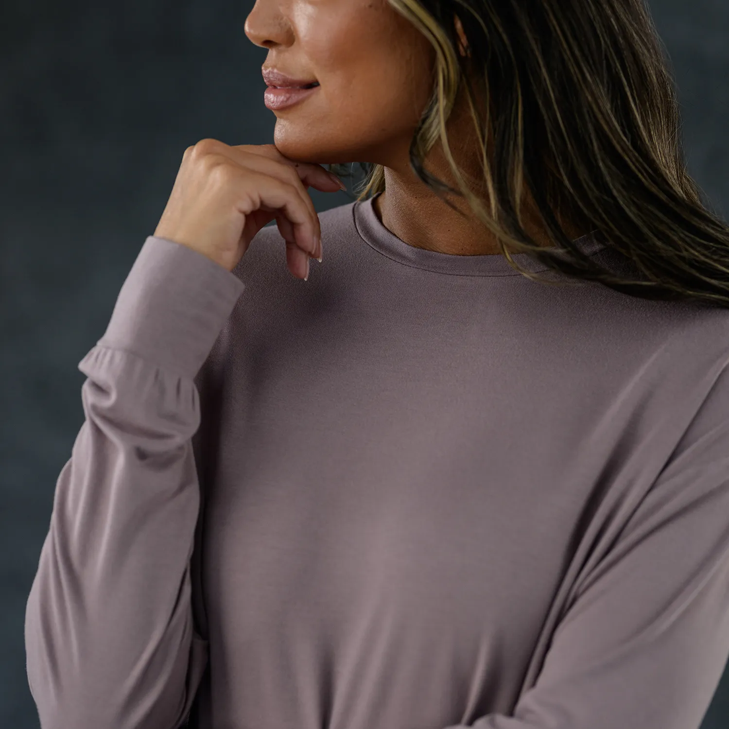 Women's Pajama Set - Short   Shirt (Lilac)