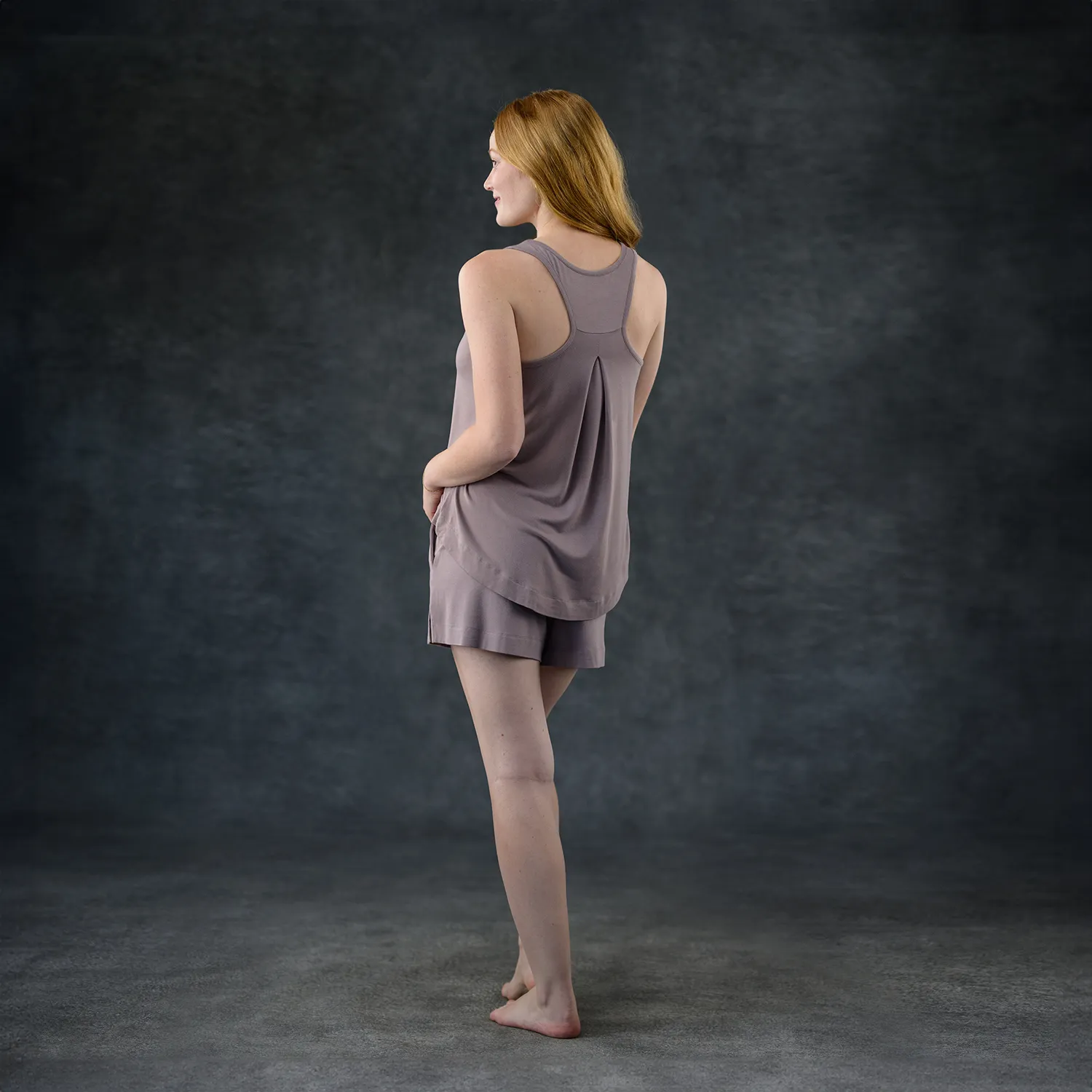 Women's Pajama Set - Short   Tank (Lilac)